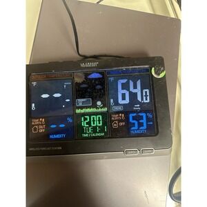 La Crosse Technology WiFi Color Weather Station V50 Base & Adapter Forecast